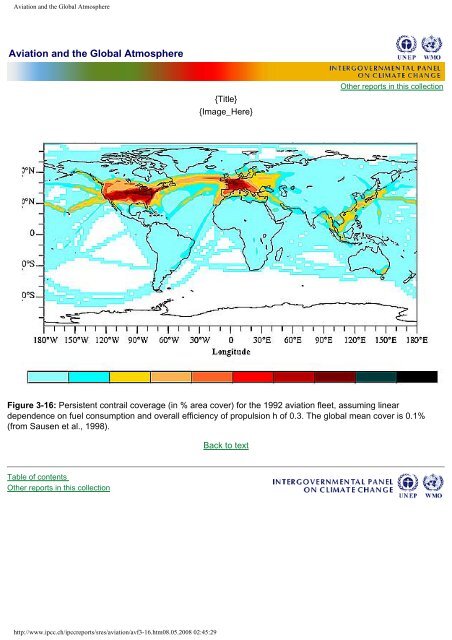 Aviation and the Global Atmosphere