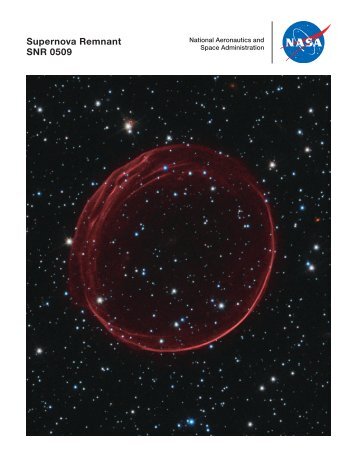 “Supernova Remnant SNR 0509” lithograph - NASA