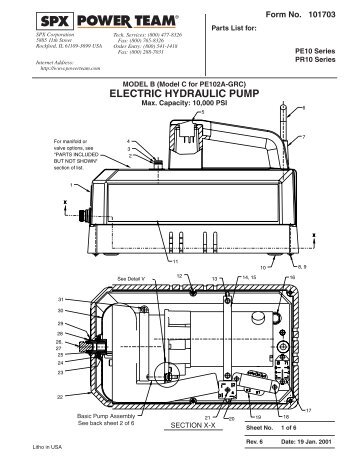 ELECTRIC HYDRAULIC PUMP - Pegamo