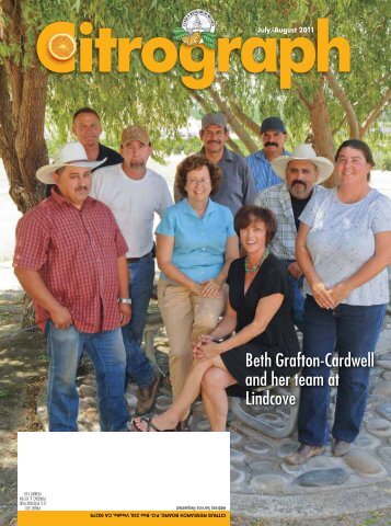 Beth Grafton-Cardwell and her team at Lindcove - Citrus Research ...