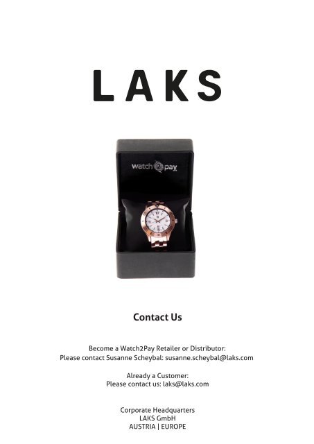 LAKS Watch2Pay Collection 2017 / 18