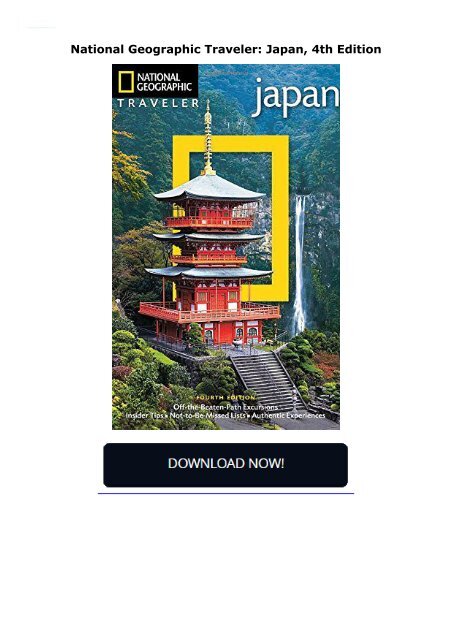 National Geographic Traveler: Japan, 4th Edition