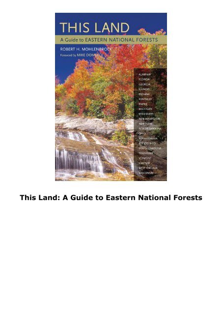 This Land: A Guide to Eastern National Forests