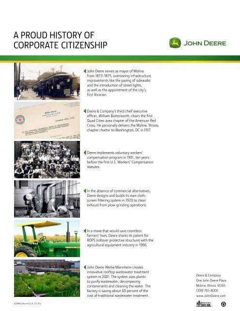 Global Citizenship Report - John Deere