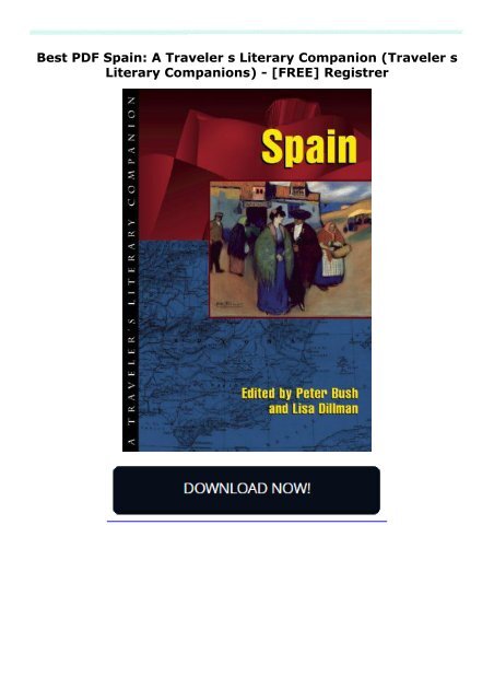  Best PDF Spain: A Traveler s Literary Companion (Traveler s Literary Companions) -  [FREE] Registrer