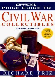 The Official Price Guide to Civil War Collectibles: Second Edition (Richard Friz)