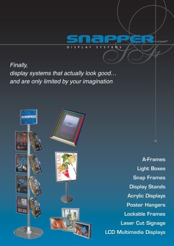 display systems - Snap Frames & Light Boxes Australia