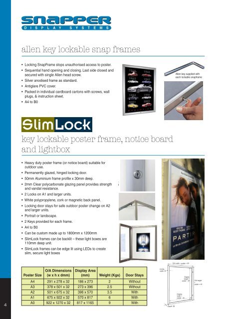 display systems - Snap Frames & Light Boxes Australia