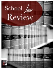 September 2017 School Law Review TEST