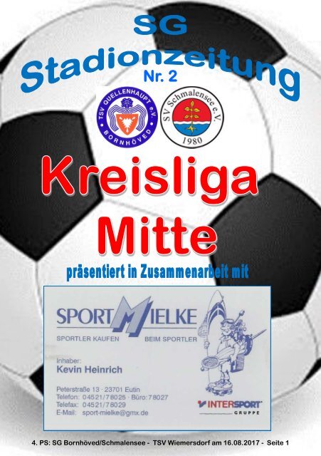 TSV  Stadionzeitung 2-2017-160817