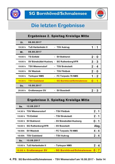 TSV  Stadionzeitung 2-2017-160817