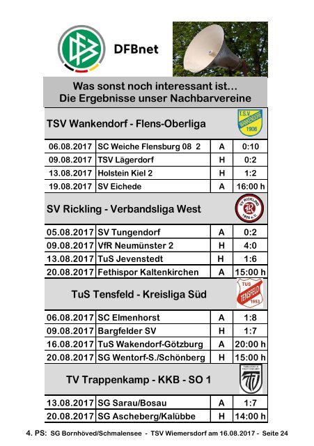 TSV  Stadionzeitung 2-2017-160817