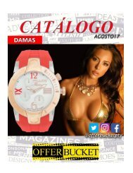 CATALOGO DE DAMAS AGOSTO