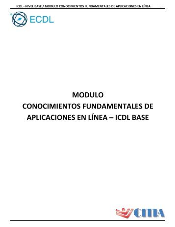 Conocimiento Fundamentales de Aplicaciones en Linea