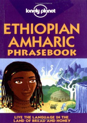 Lonely Planet Ethiopian Amharic Phrasebook