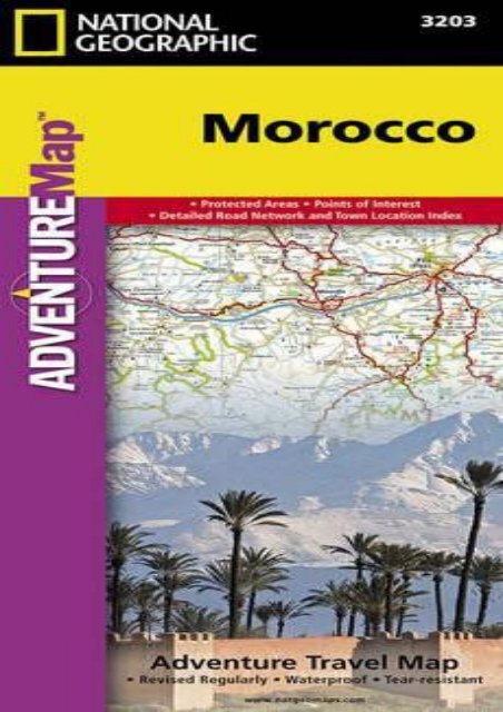 Morocco (National Geographic Adventure Map)