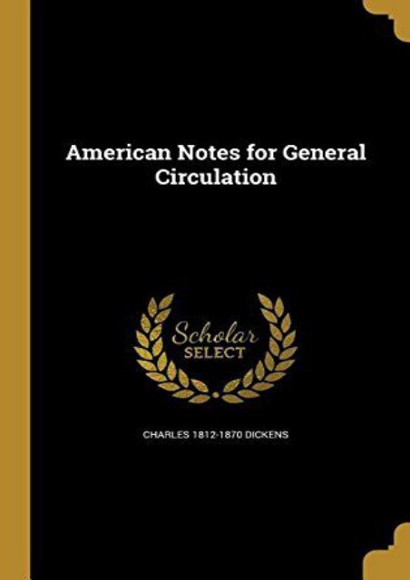 American Notes for General Circulation