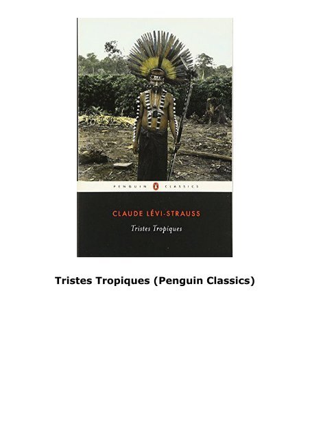 Tristes Tropiques (Penguin Classics)