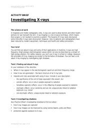 Investigating X-rays - 4science