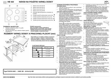 KitchenAid HB 420 - HB 420 SK (857934701000) Istruzioni per l'Uso