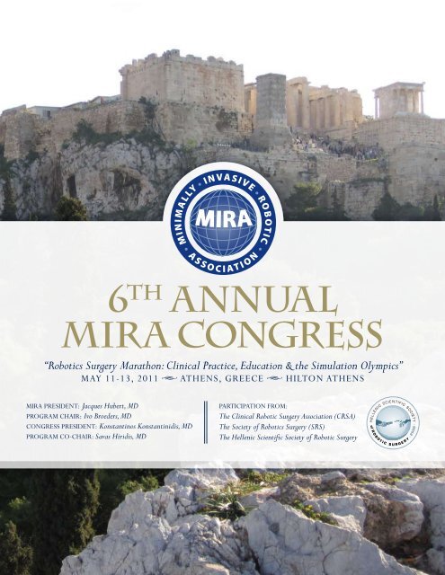 6th annual mira congress - Minimally Invasive Robotic Association