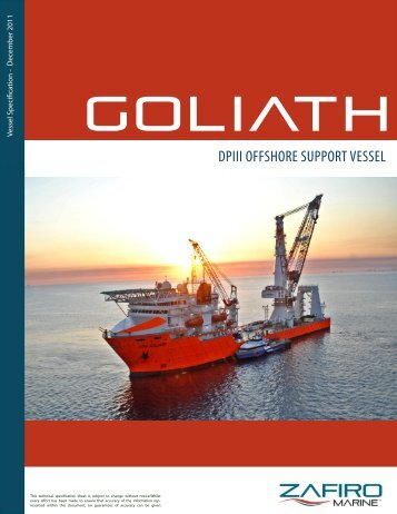 GOLIATH - Zafiro Marine