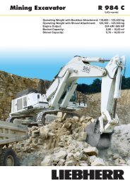 Mining Excavator R 984 C