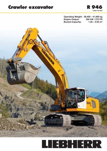 Crawler excavator R 946 - Liebherr