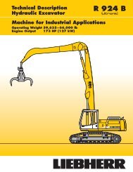 Technical Description R 924 B Hydraulic Excavator - Hesco