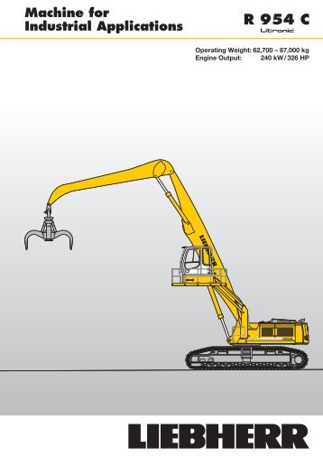 Lift Capacities - Liebherr