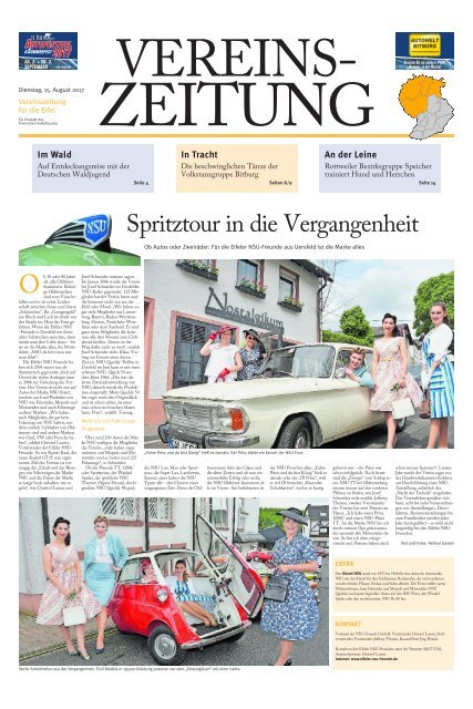 Vereinszeitung für die Eifel - August 2017