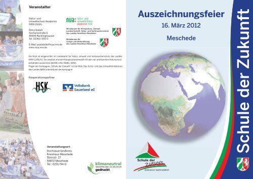 Auszeichnungsfeier - Schule der Zukunft