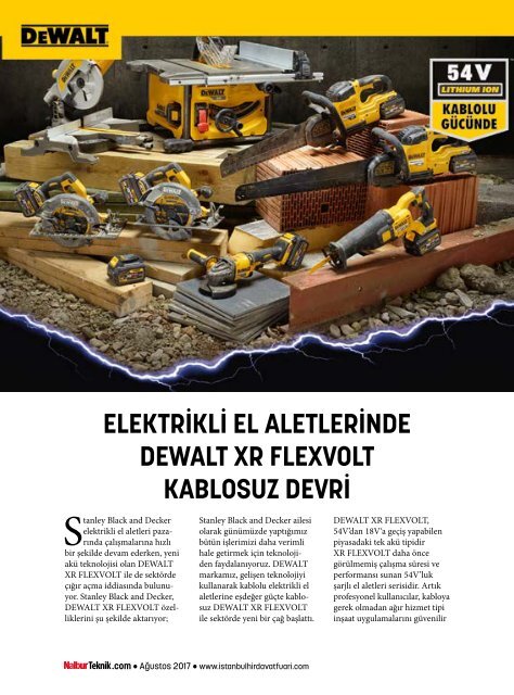 Nalbur Teknik Dergisi Ağustos 2017 Sayısı