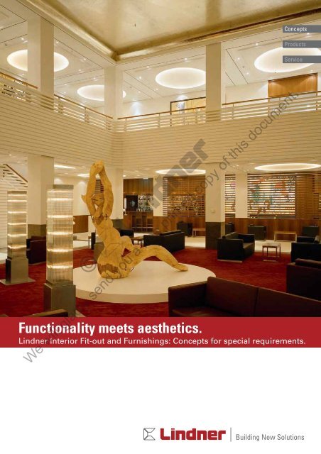 Lindner Interior Fit-out and Furnishings - Lindner Group