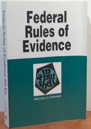 Federal Rules Of Evidence Westlaw