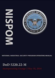  Best PDF National Industrial Security Program Operating Manual (Nispom) -  Online - By Jeffrey W Bennett