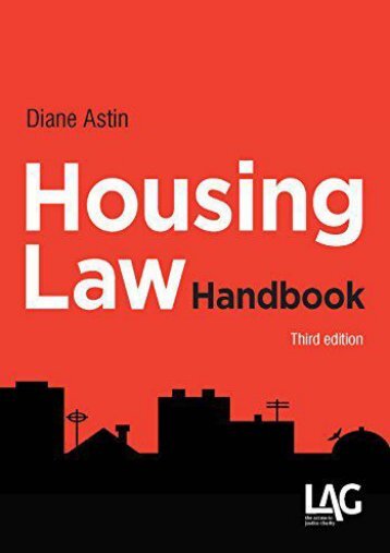  [Free] Donwload Housing Law Handbook -  Populer ebook - By Diane Astin