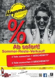 Sommer-Reste-Verkauf