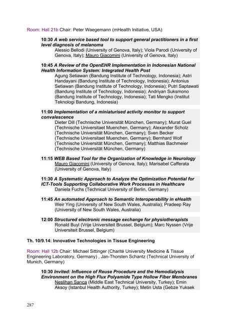 11th International Congress of the IUPESM - Medical Physics and ...