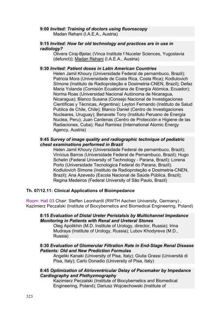 11th International Congress of the IUPESM - Medical Physics and ...