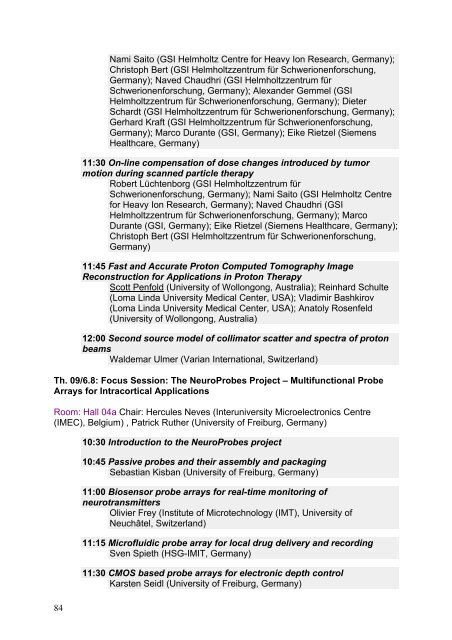 11th International Congress of the IUPESM - Medical Physics and ...