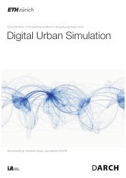 Digital Urban Simulation : Documentation of the Teaching Results from the Spring Semester 2016