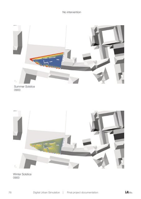 Digital Urban Simulation : Documentation of the Teaching Results from the Spring Semester 2016