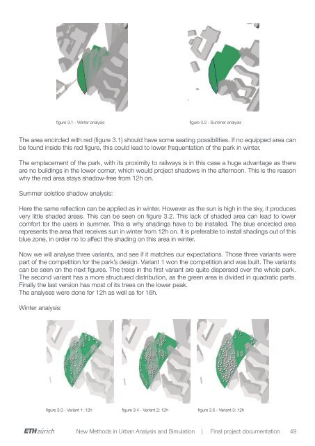 Digital Urban Simulation : Documentation of the Teaching Results from the Autumn Semester 2015