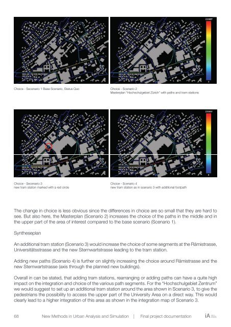 Digital Urban Simulation : Documentation of the Teaching Results from the Autumn Semester 2015