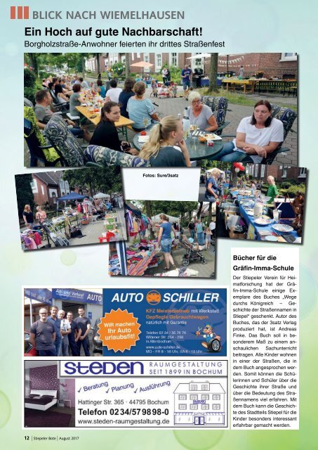 Stiepeler Bote 254 – August 2017