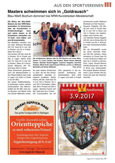 Stiepeler Bote 254 – August 2017