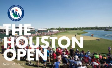 2017 Houston Open Sponsorship Packages