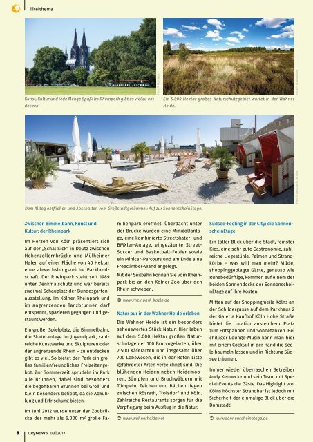 CityNEWS Ausgabe 03 / 2017