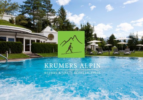 Bistrokarte Krumers Alpin Resort